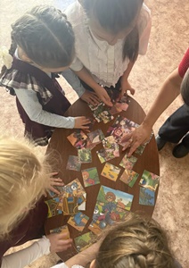 Познавательно-игровое мероприятие «Нарисованные истории»